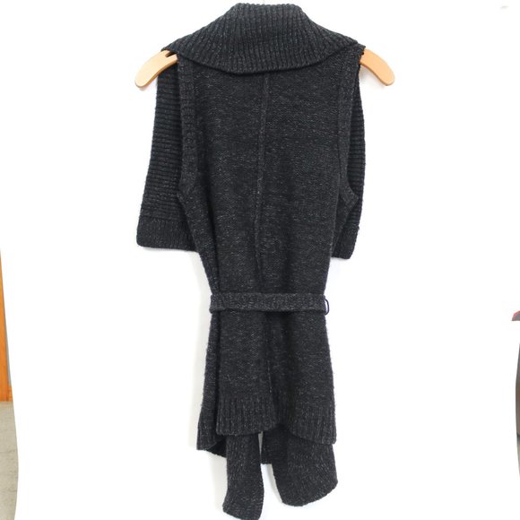 Classiques Entier Wool / Alpaca Blend Sleeveless Belted Sweater - Picture 3 of 5